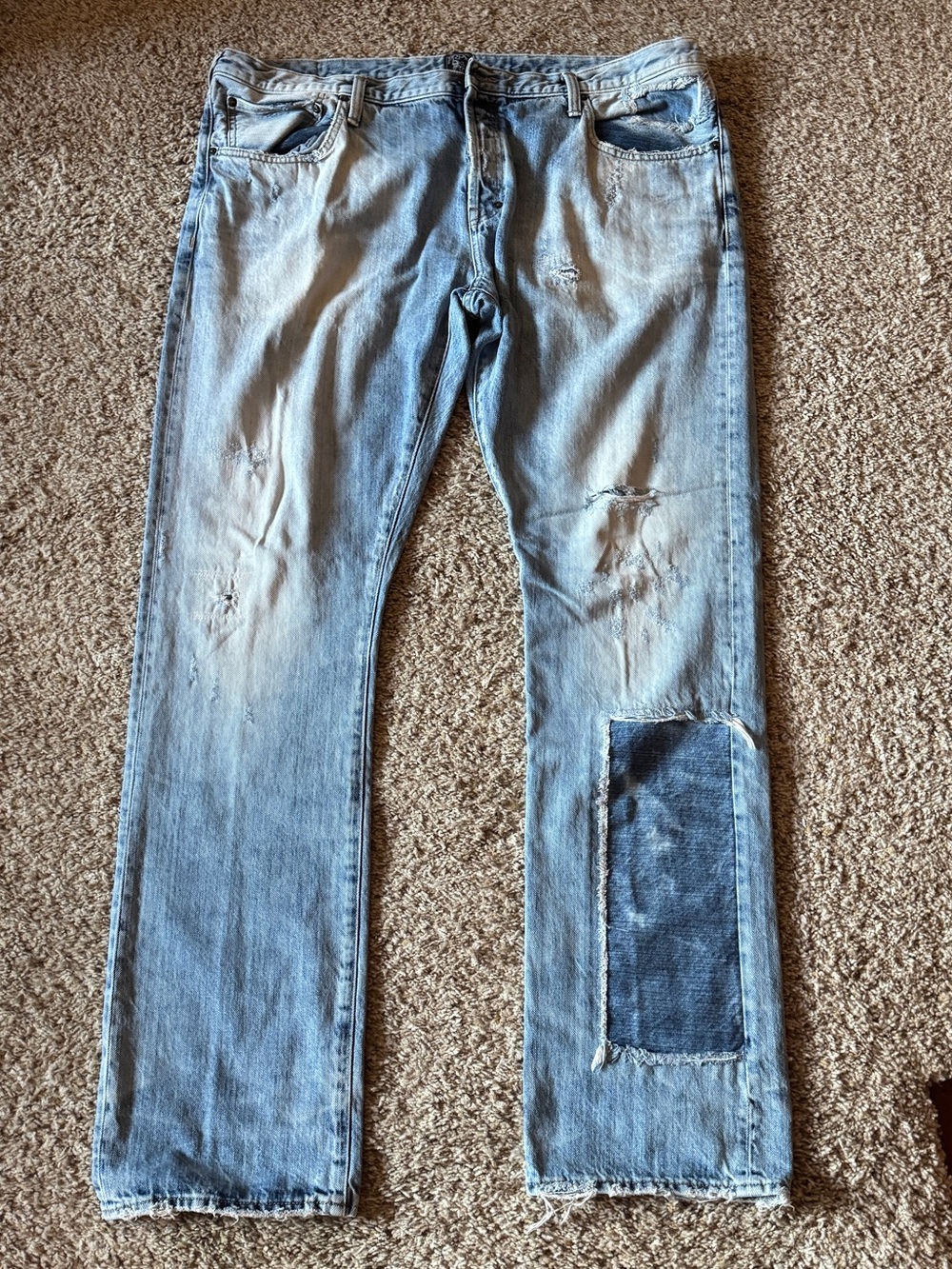 PRPS Light Blue Straight Jeans size 42